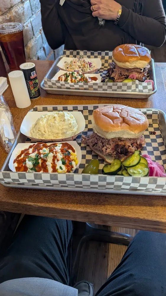 Sliced Brisket Sandwich